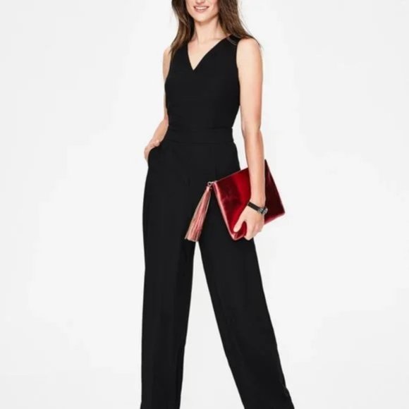 Boden Hexham Black Jumpsuit 6P NWT - Picture 1 of 13